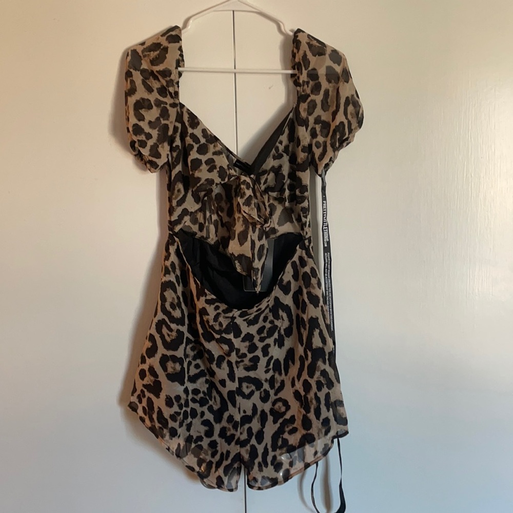 Cheetah Romper